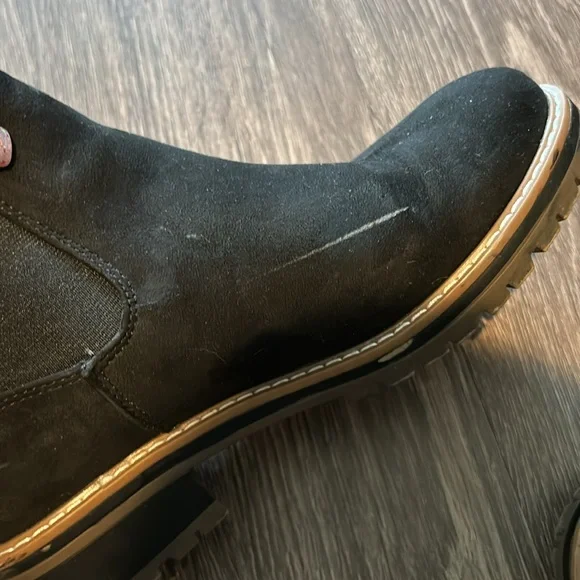 Kensie Black Boots Size 8 - Picture 5 of 11